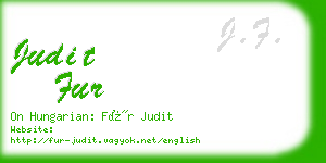 judit fur business card